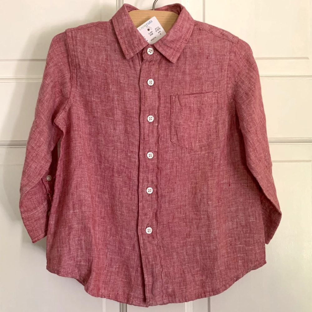 J Crew Crewcuts Boys Shirt Size 2
